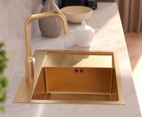 Chiuveta inox RUSSEL 116 cupru