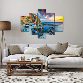 Tablou - Satul mediteranean (150x105 cm)