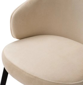 Scaun design elegant LUX Camerota, Sabino beige