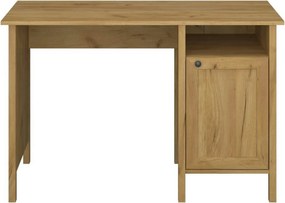Birou KLARK, stejar auriu, PAL, 120x60x77 cm