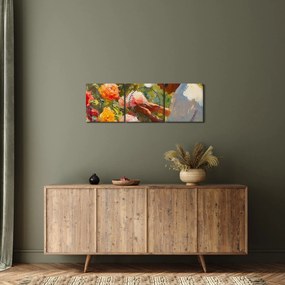 Tablou - Grădinar (cu ceas) (90x30 cm)