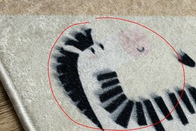 BAMBINO 1165 covor lavabil Grădină zoologică pentru copii anti-alunecare bej - SECUNDAR-COTATI PRODUSUL