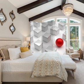 Paravan - Abstracție - cub - bilă (126x170 cm)