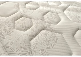 Saltea fermă/mediu-fermă cu arcuri reversibilă/termoregulatoare 180x200 cm Hexaflex Bagged Springs Gel – Moonia