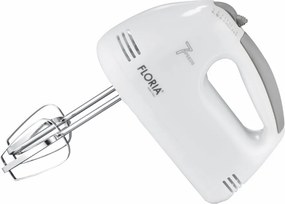 Mixer de mana Floria ZLN7565, ALB Putere 100 W, 7 viteze, Buton eliberare accesorii