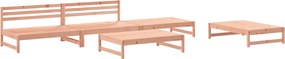 vidaXL Set mobilier relaxare de grădină, 5 piese, lemn masiv douglas