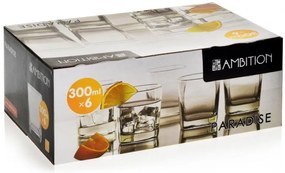 Set 6 pahare 300ml, Paradise