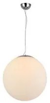 Pendul modern 1 bec E27 WHITE BALL 30 cm AZ2516 Azzardo