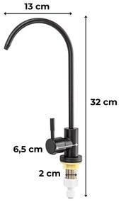 Robinet purificator de apă pentru tava de chiuvetă
