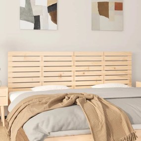 vidaXL Tăblie de pat pentru perete, 166x3x63 cm, lemn masiv de pin