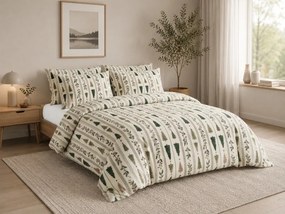 Lenjerie de pat din bumbac HOLLY PINES colorat Dimensiune lenjerie de pat: 70 x 90 cm | 140 x 200 cm