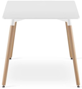 Masa de sufragerie alba, ADRIA 120x80 cm