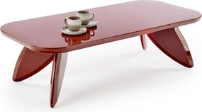 Măsuță de cafea dreptunghiulară Lumis 120 cm - burgund
