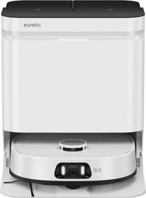 Aspirator robot Eureka J15 Ultra, 19 000 Pa, 3 l, Autonomie de 150 min, Lidar + camerа RGB, FlexiRazor, Comanda vocala, Alb