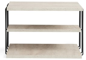 Masă de cafea Lifon Black Travertine