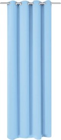 vidaXL Draperie opacă, ocheți metalici, 270 x 245 cm, turcoaz