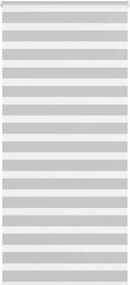 vidaXL Jaluzea tip zebra gri deschis lățime țesătură 90,9 cm poliester