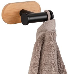 Cuier de perete Wenko Orea, negru-natural