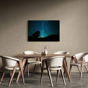 Tablou cu cerul nocturn și stele (90x60 cm)