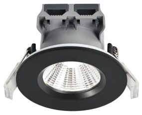 Set de 3 spoturi incastrabile baie LED dimabil Fremont 3-Kit IP65 4000K negru