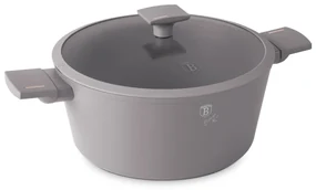 Oală cu capac 28 cm, 6.1L – Berlinger Haus Taupe Collection BH 8102, strat titan, potrivită pentru toate tipurile de plite și rețete