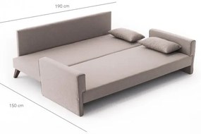 Canapea Living Bella Sofa Bed - Cream 208 X 85 X 81