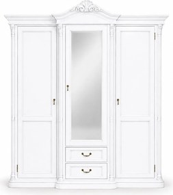 Dulap lemn masiv Briston 3 usi 2 sertare: L 178 x A 65 x H 233 cm