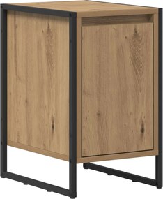 vidaXL Noptieră Stejar artizanal 39,5 x 30 x 50 cm Lemn compozit