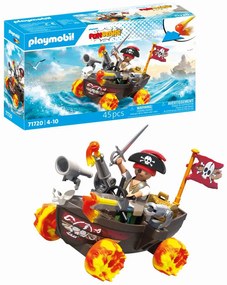 JUCARIE DE ROL CURSA CU BARCA PIRATILOR - PLAYMOBIL ACTION HEROES (PM71720)