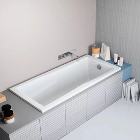 Cada dreptunghiulara Radaway Arkadia acril 170x75 cm alb lucios