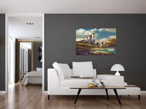 Tablou - Castelul medieval (90x60 cm)