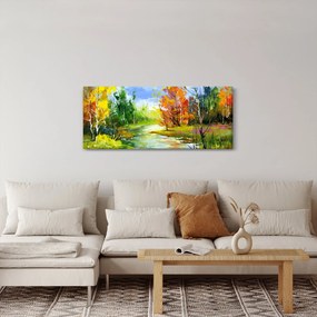 Tablou - Peisaj - pictură (120x50 cm)