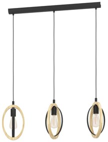 Eglo 43462 - Lustră pe cablu BASILDON 3xE27/40W/230V