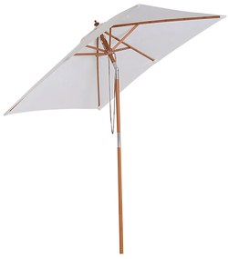 Outsunny Umbrelă de Grădină cu Mecanism de Înclinare, Design Clasic, 2x1.5m, Bej | Aosom Romania