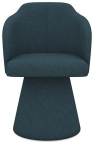 Scaun de sufragerie petrol tapițat Kanoa – Makamii