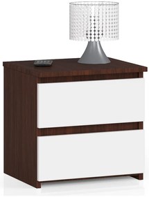 Noptieră Cleania CL2 (wenge + alb). 1068855