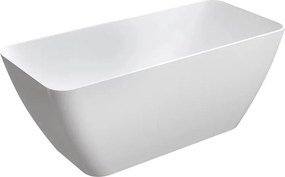 Cada freestanding Omnires Parma M+ alb 159x71 cm