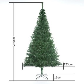 Deuba Brad artificial 240cm + suport - verde