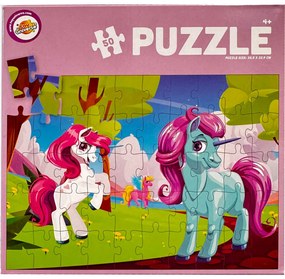 Unicorn Stroll puzzle cu 50 de piese