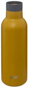 Termos Bottle Zerro, galben, 0.45 litri, inox, 7 x H 23 cm