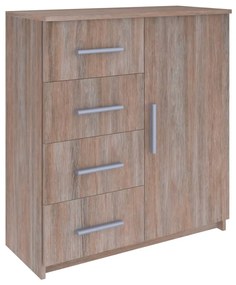 340245 vidaXL Servantă, stejar sonoma gri, 79x35x88 cm, lemn prelucrat