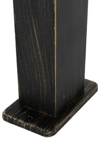 Lampă de exterior cu picior industrial auriu antic 80 cm IP44 - Baleno