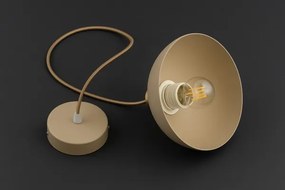 BRILAGI - Lustru suspendat pe cablu MOON 1xE27/60W/230V Ø 18 cm, bej/auriu