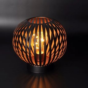 Lampă LED decorativă de masă Solight WO3102 LED/3xAA negru/cupru