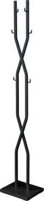 Cuier pom W69, negru, metal, 28x180 cm