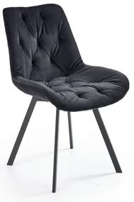 Scaun de bucaterie Ollie, negru