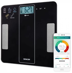 Sencor SBS 8000BK cântar personal fitness albastru