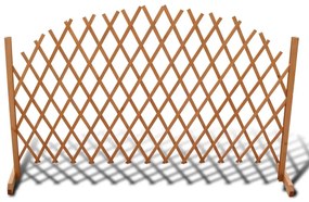 Gard cu zabrele, 180 x 100 cm, lemn masiv