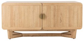 Comodă în culoare naturală din lemn de arbore de cauciuc 120x55x45 cm Serrone – Bloomingville