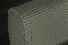 Fotoliu Pat SMART MULTIFUNCTION 140cm catifea raiata verde